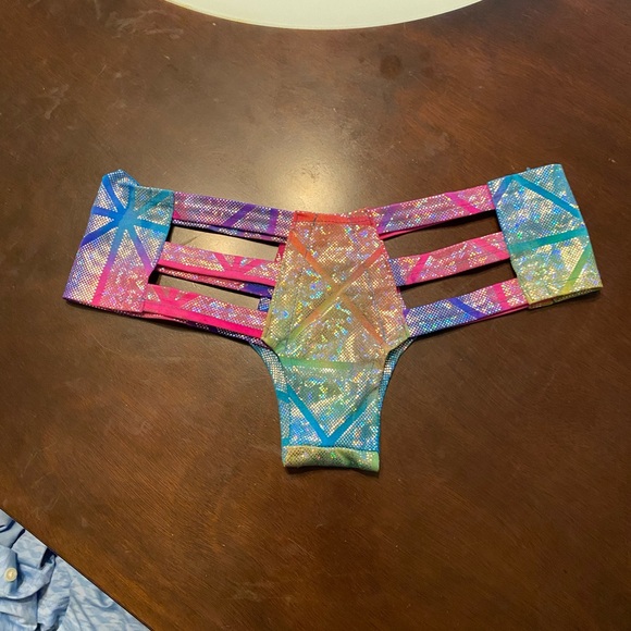 Colorful Geometric Rave Bottoms - Picture 2 of 2